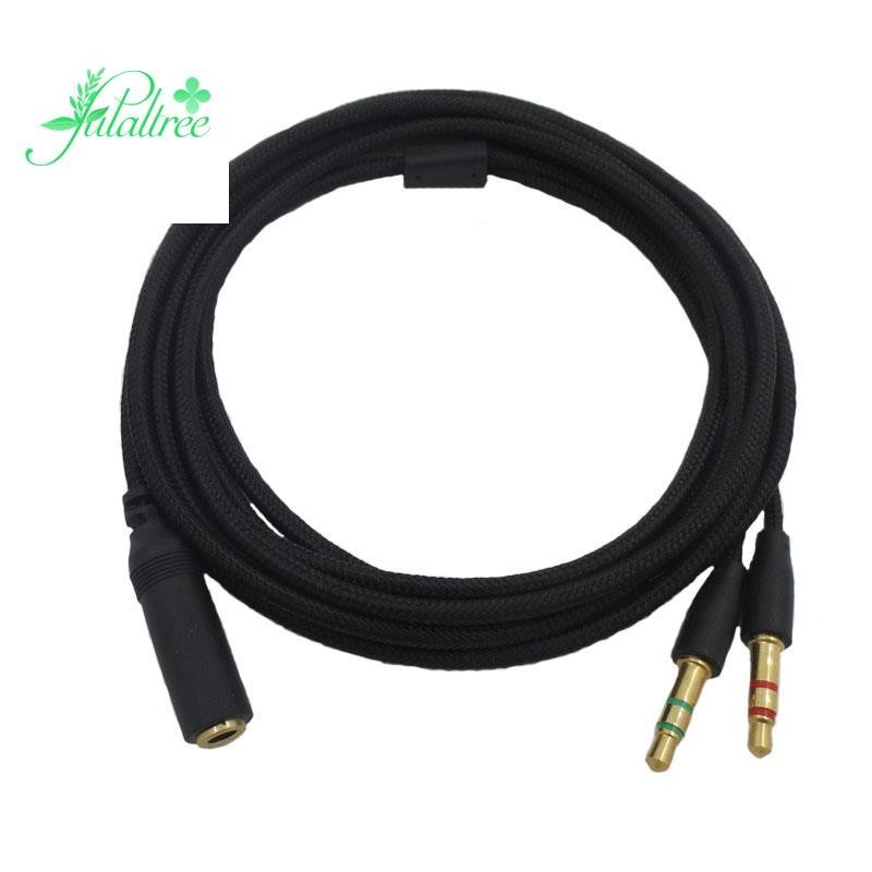 Earphone Cable Headphone Adapter Splitter Headset Microphone for Razer ...