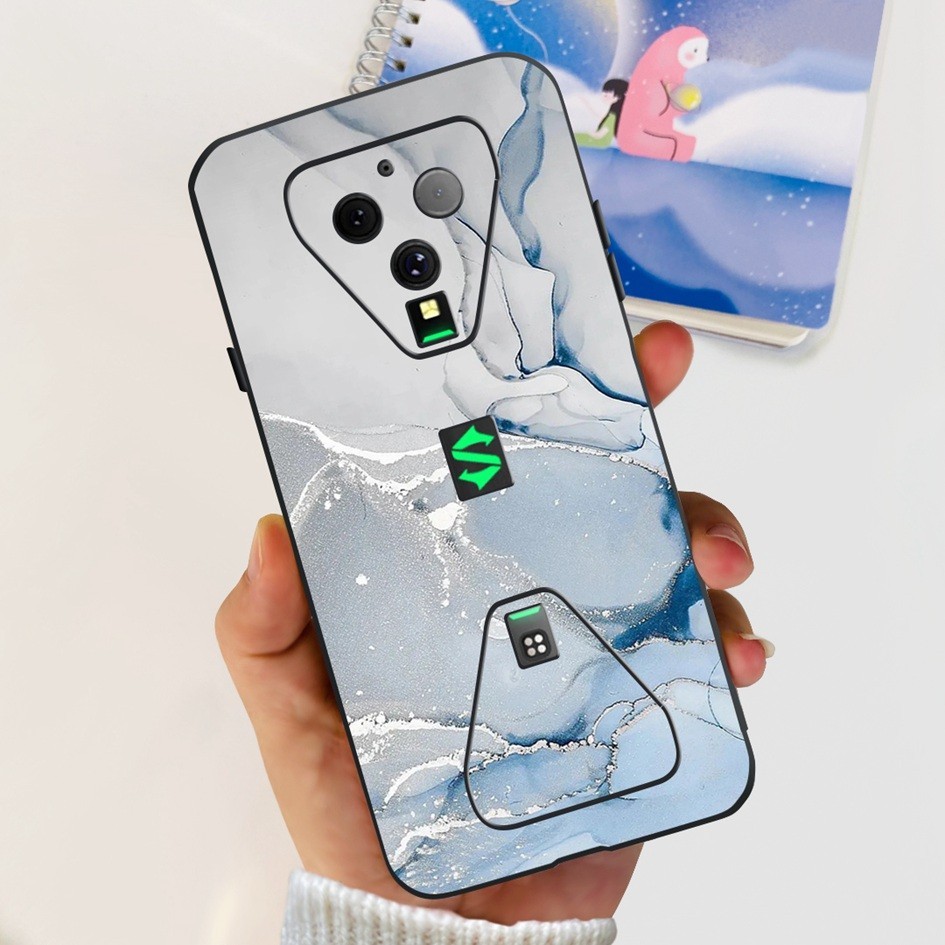 For Xiaomi Black Shark 3S Casing KLE-H0 Fashion Marble Soft