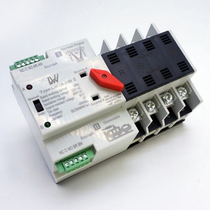 Automatic Power Adapter ATS 100A LW - 4P 3P Without Interruption Real ...