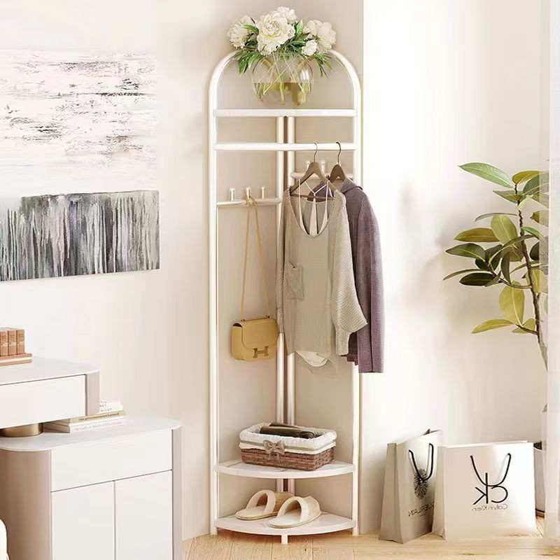 Light Luxury Corner Rack Coat Triangle Drying Influencer Indoor Hanger ...