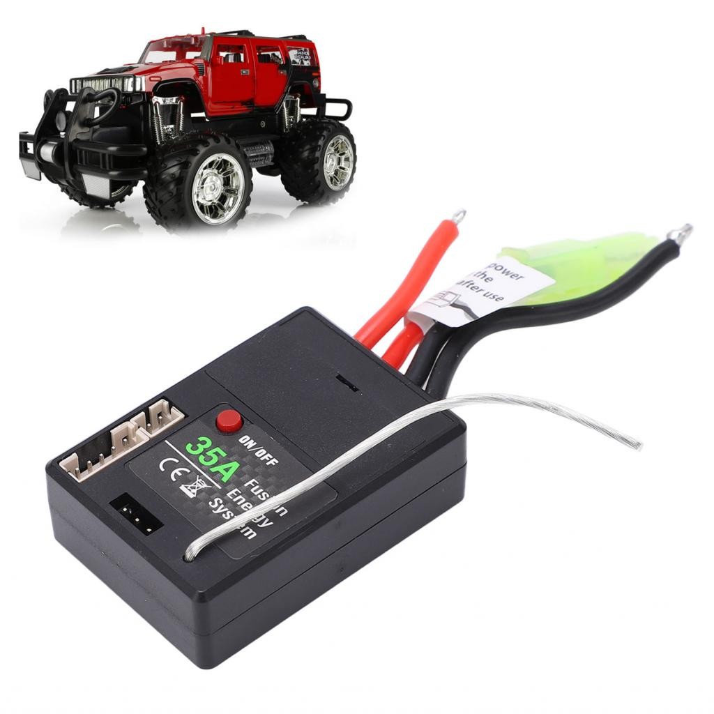 Jingcc 2 In 1 ESC Receiver Combo 35A Electric Speed Controller For 1/16 ...
