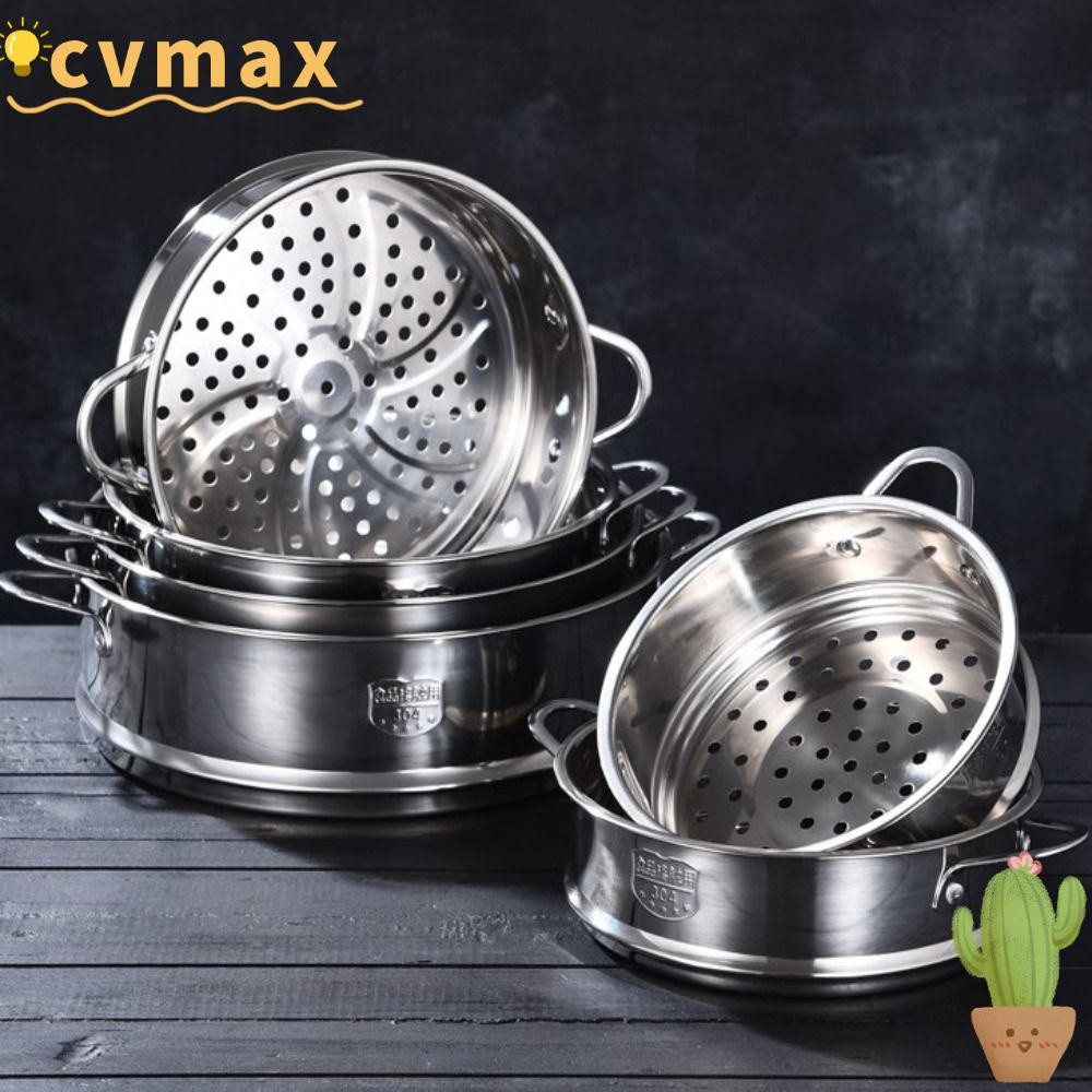 CYMX Steamer Basket, 304 Stainless Steel with Double Ear Steam Rack ...