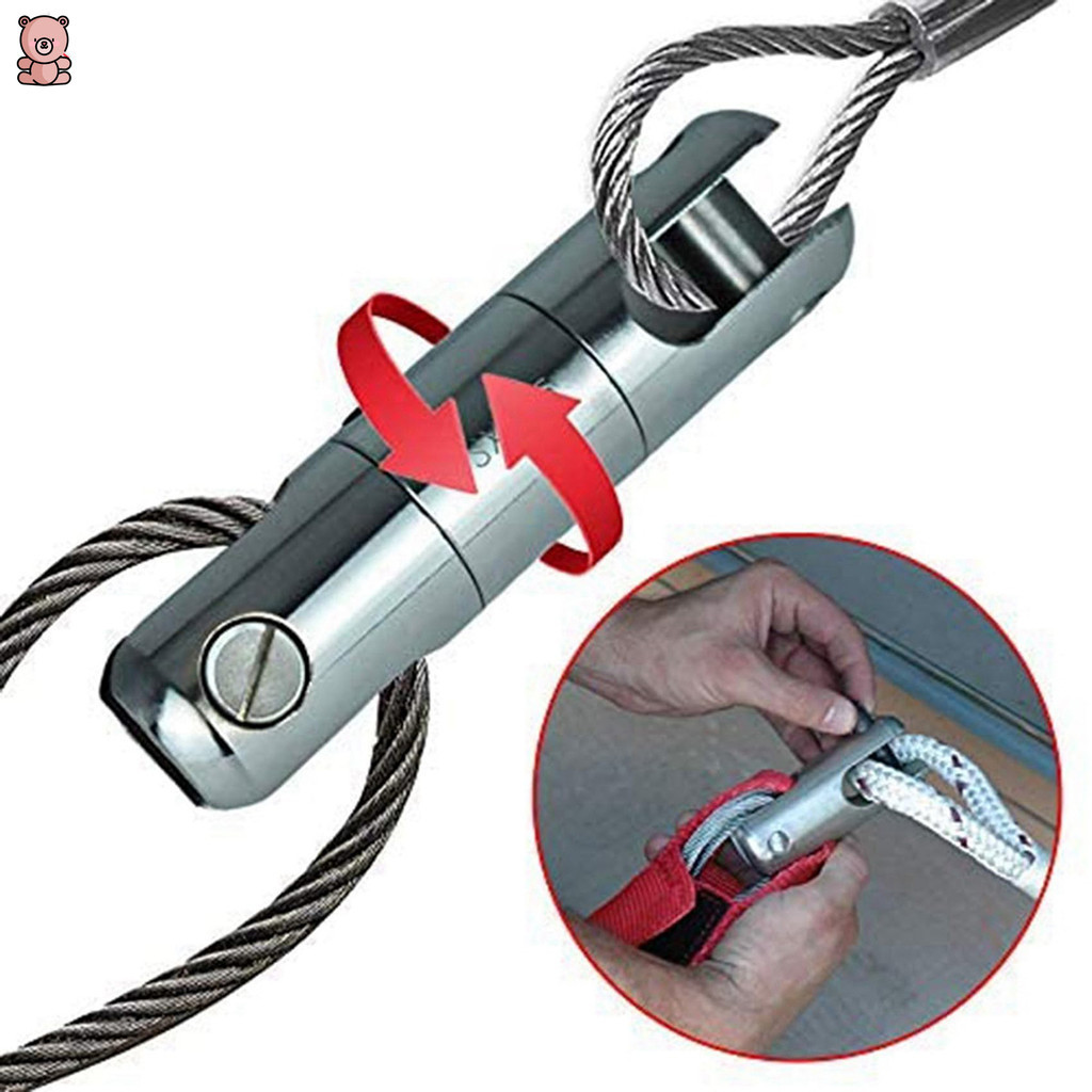[YK]Cable Pull Swivel Wire Bearing Breakaway Swivel 1 Ton Shopee Malaysia