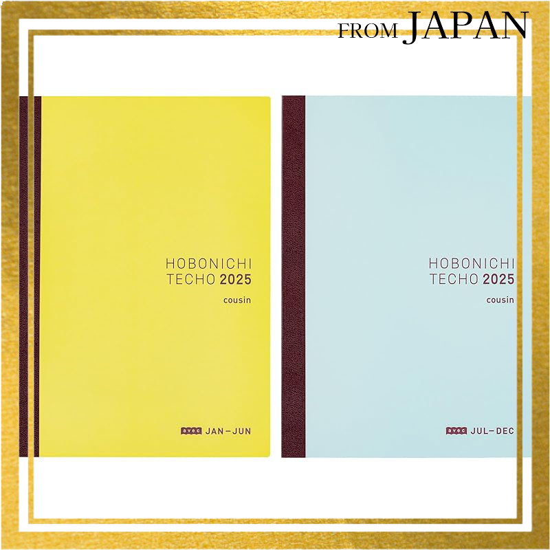 Hobonichi Techo 2025 Original & Cousin Planner Notebook (A6/A5) Daily