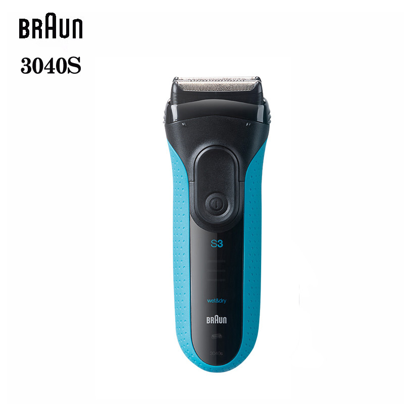 Braun S3 3040s Electric Shaver Men's Shaver Triple Blade Rechargeable ...