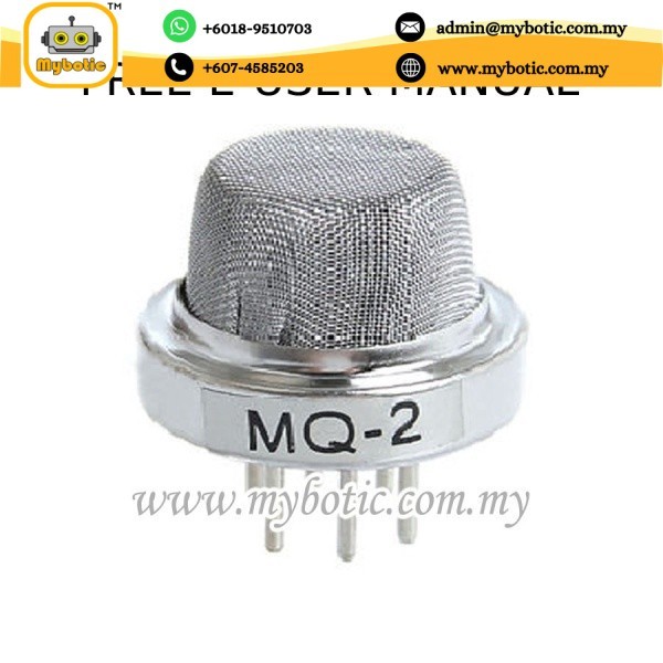 MQ-2 MQ2 Gas Sensor (Methane CH4, Butane C4H10, Liquefied Petroleum Gas ...