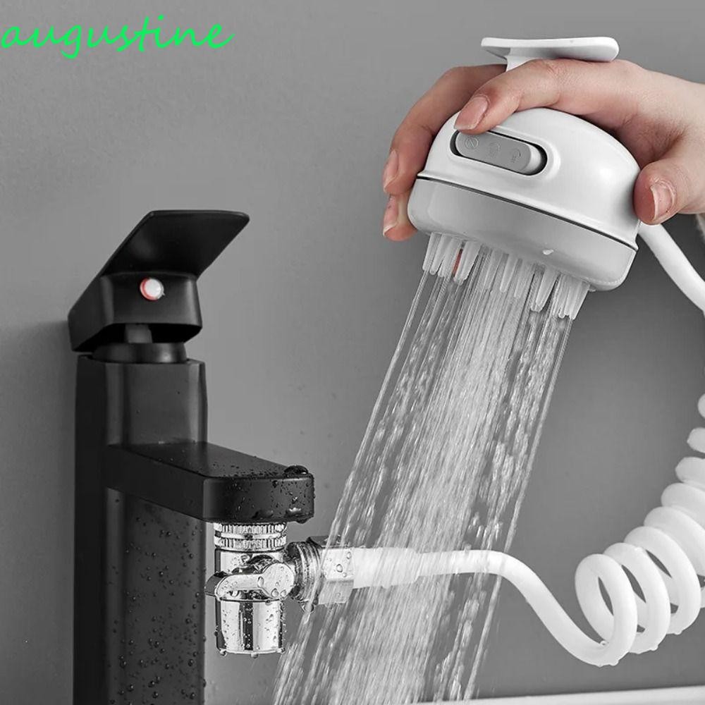 AUGUSTINE Faucet Diverter, One Click Water Stop Baby Hair Wash Massage