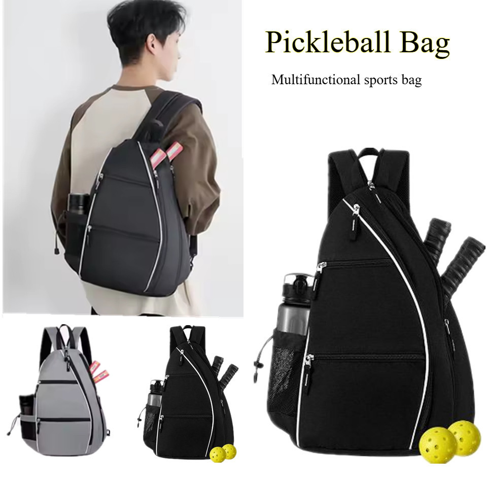 Portable Adjustable Pickleball Rackets Backpack Tennis Racquetball ...