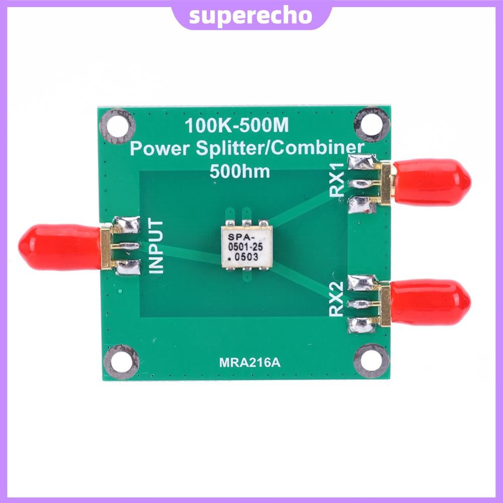 100K-500MHz Passive Power Divider Power Splitter One Divided by Two ...
