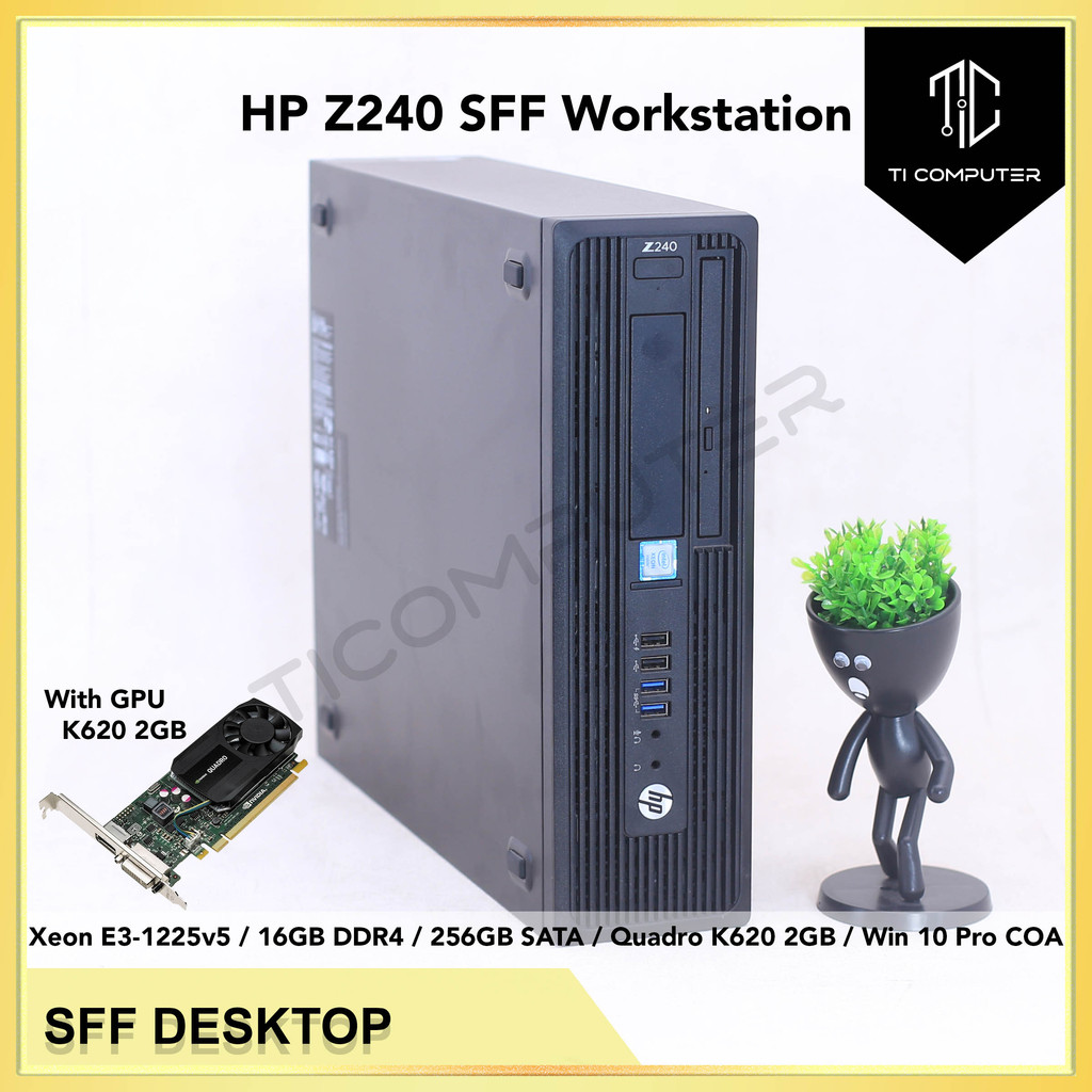 HP Z240 Workstation - Xeon E3-1225.. | Köp från MHzData på