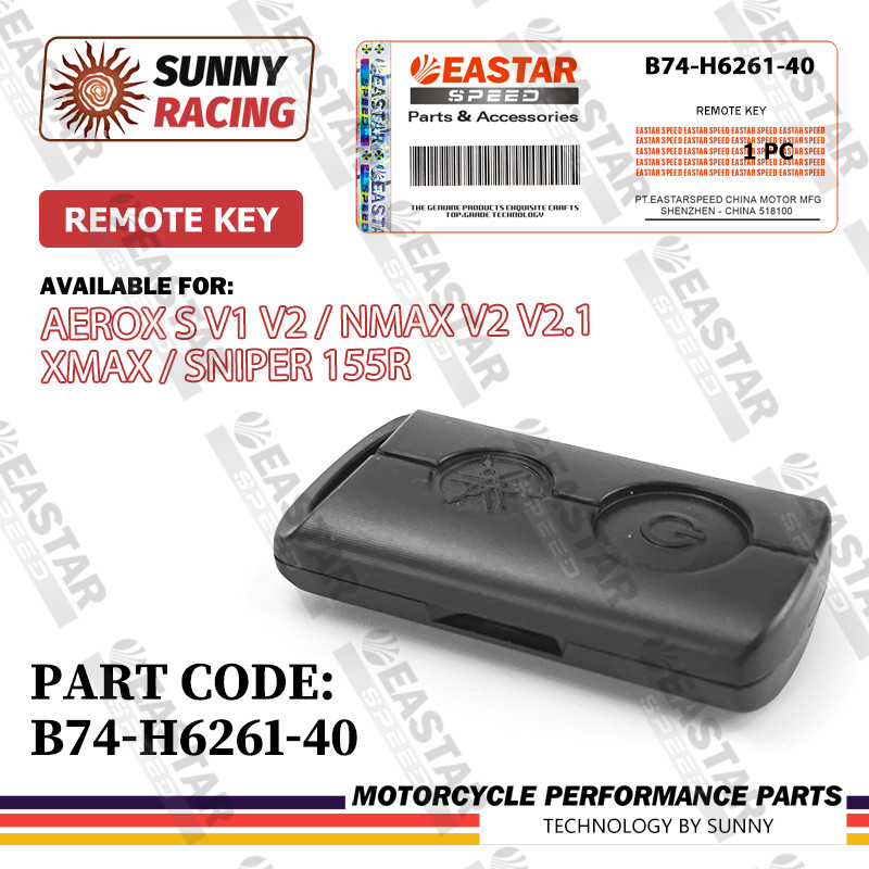 Spare KEYLESS REMOTE Key NVX XMAX Y16 Remote NVX V1 & V2 & V3 Xmax ...