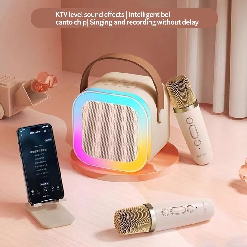 Iktv karaoke entertainment station interactive microphone 2.0