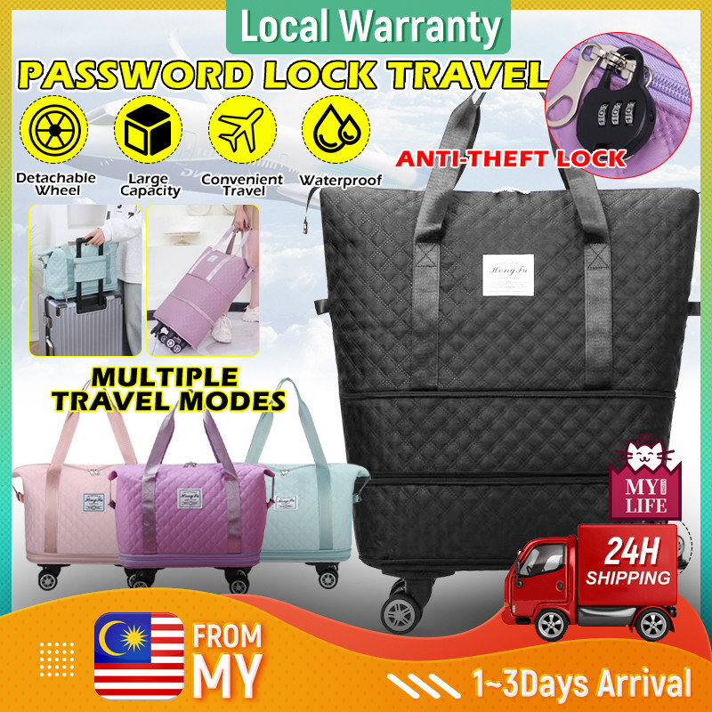 Beg Foldable Big Capacity Travel Bag Waterproof Nylon Luggage Bag