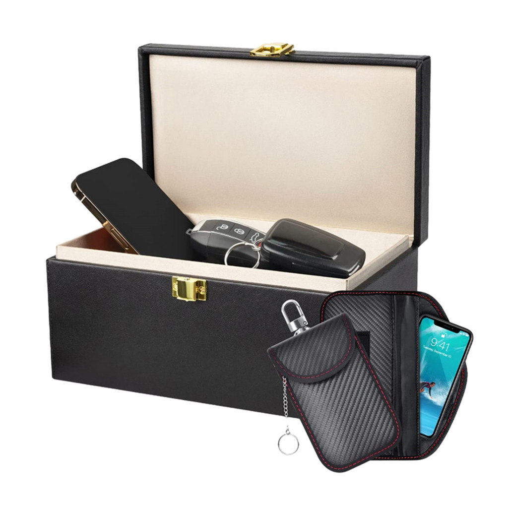 Car Shield Key Bag Stylish Faraday Box Secure Your Car Keys with ...