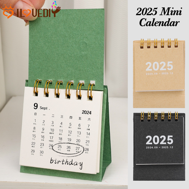 [ Featured ] 2025 Mini Flip Page Desk Calendar - Office School ...