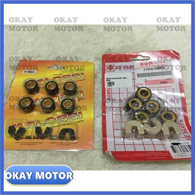 suzuki nex step CLUTCH ROLLER COMPLETE SET CLUTCH AUTO ROLLER & DAMPER ...