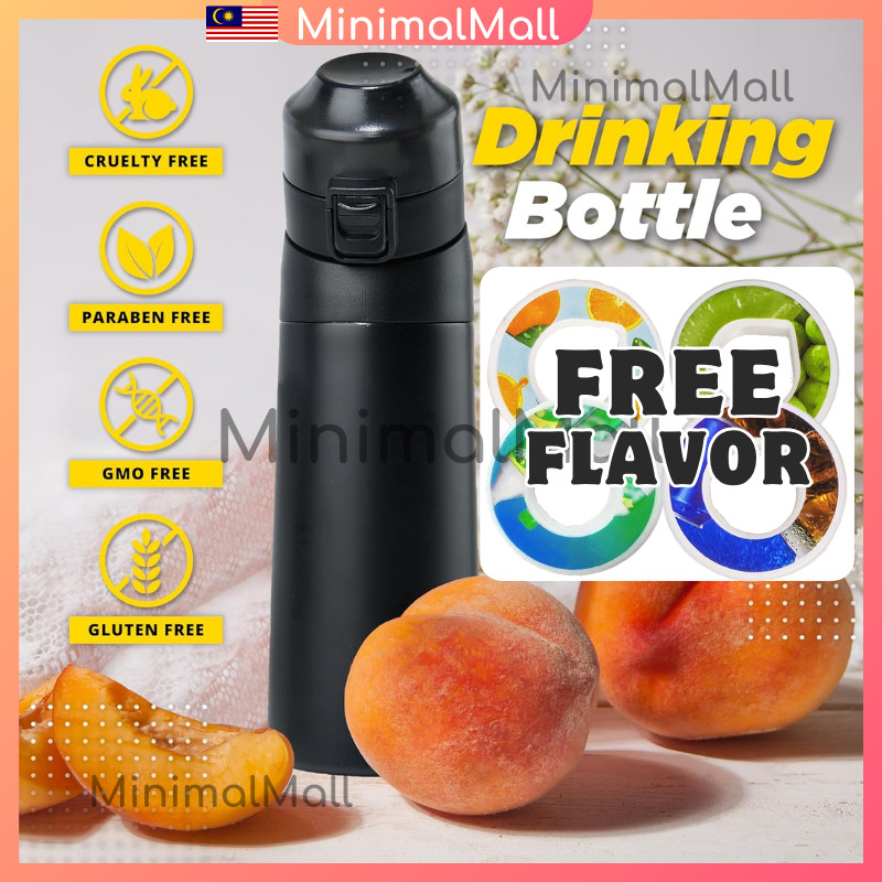 Stainless Steel Water Bottle with Flavor Pod Scented Thermos Thermal ...