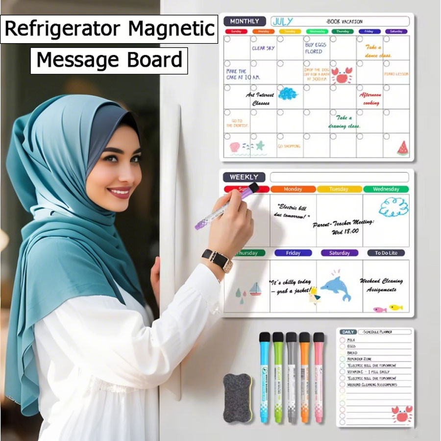 A3 Size Magnetic Monthly Weekly Planner Calendar Table Dry Erase ...
