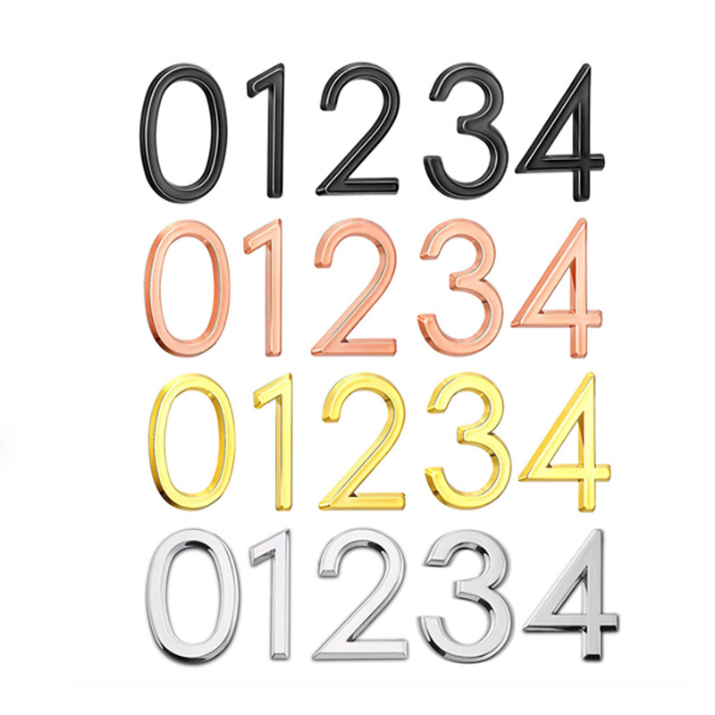 5cm Digital House Number Outdoor Numbers Signs Letters Door Alphabet ...