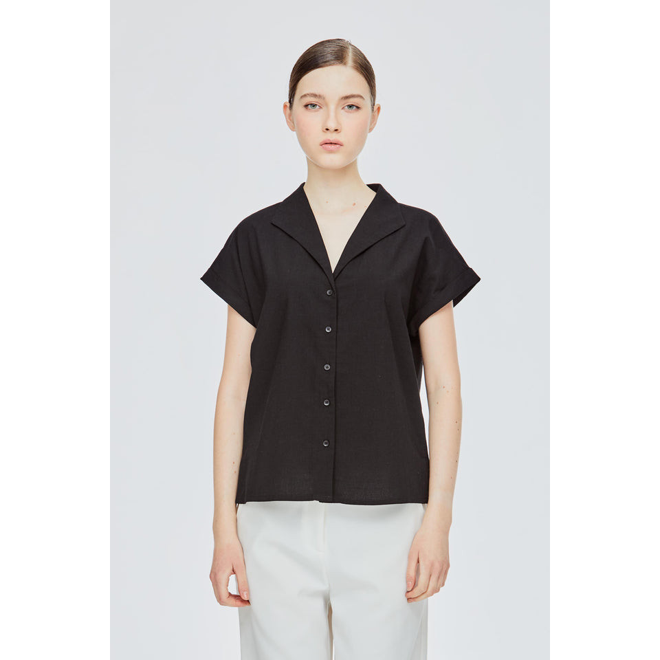 Boxy Buttondown Blouse | Shopee Malaysia