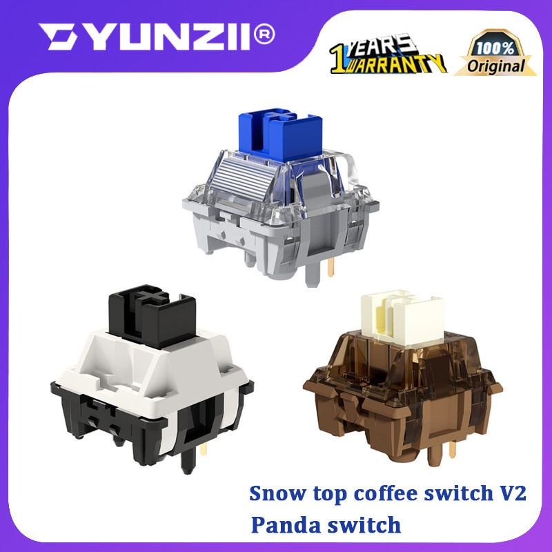 YUNZII Snow Top Coffee V2 Hot Swap Mechanical Keyboard Switch Advance ...