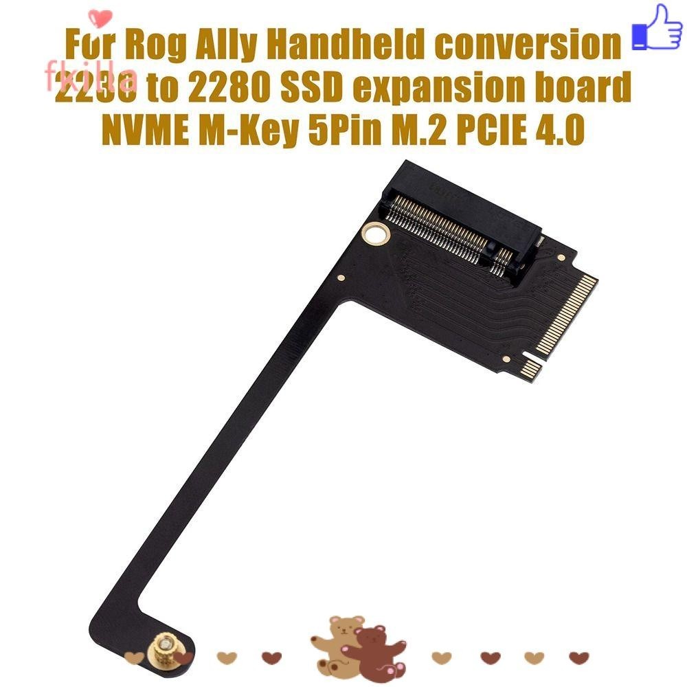 PCIE4.0 SSD Memory Card Adapter For Rog Ally Converter Transfer Board 90° 2230 To 2280 NVMe M2 Transfercard For Rog Ally Handheld Board Accessories - View #10