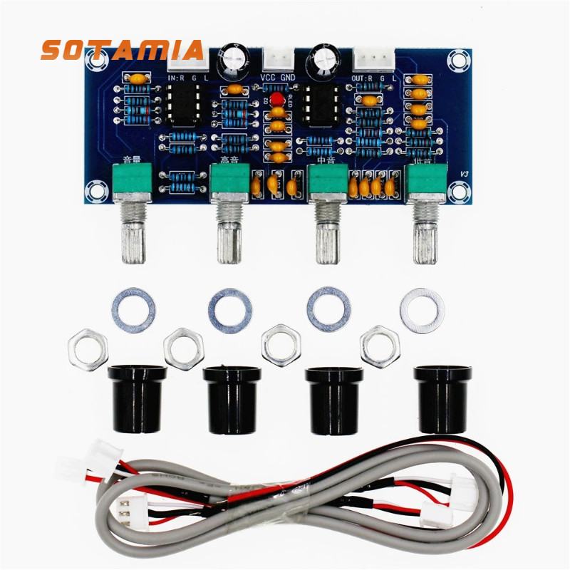 LiebeWH Audio Verstärker Board - Tone Vorverstärker Mit Bass/Treble Regler Für Heimkino
