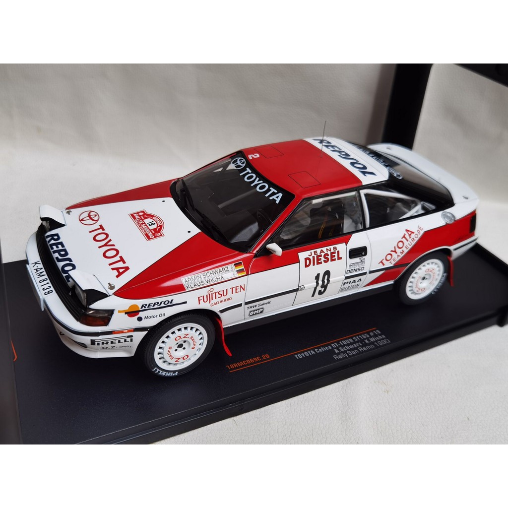 Ixo 1/18 TOYOTA CELICA GT FOUR #19 1990 Toyota Rally Car Model Out of ...