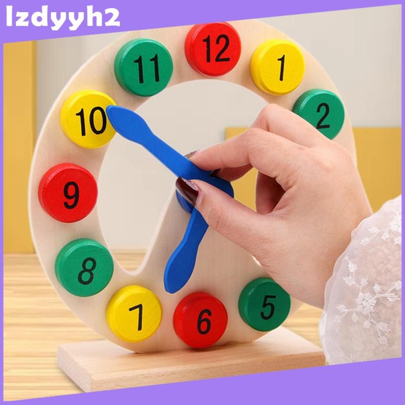 [LzdyyhacMY] Analog Teaching Clock Telling Time Hours Life Skills