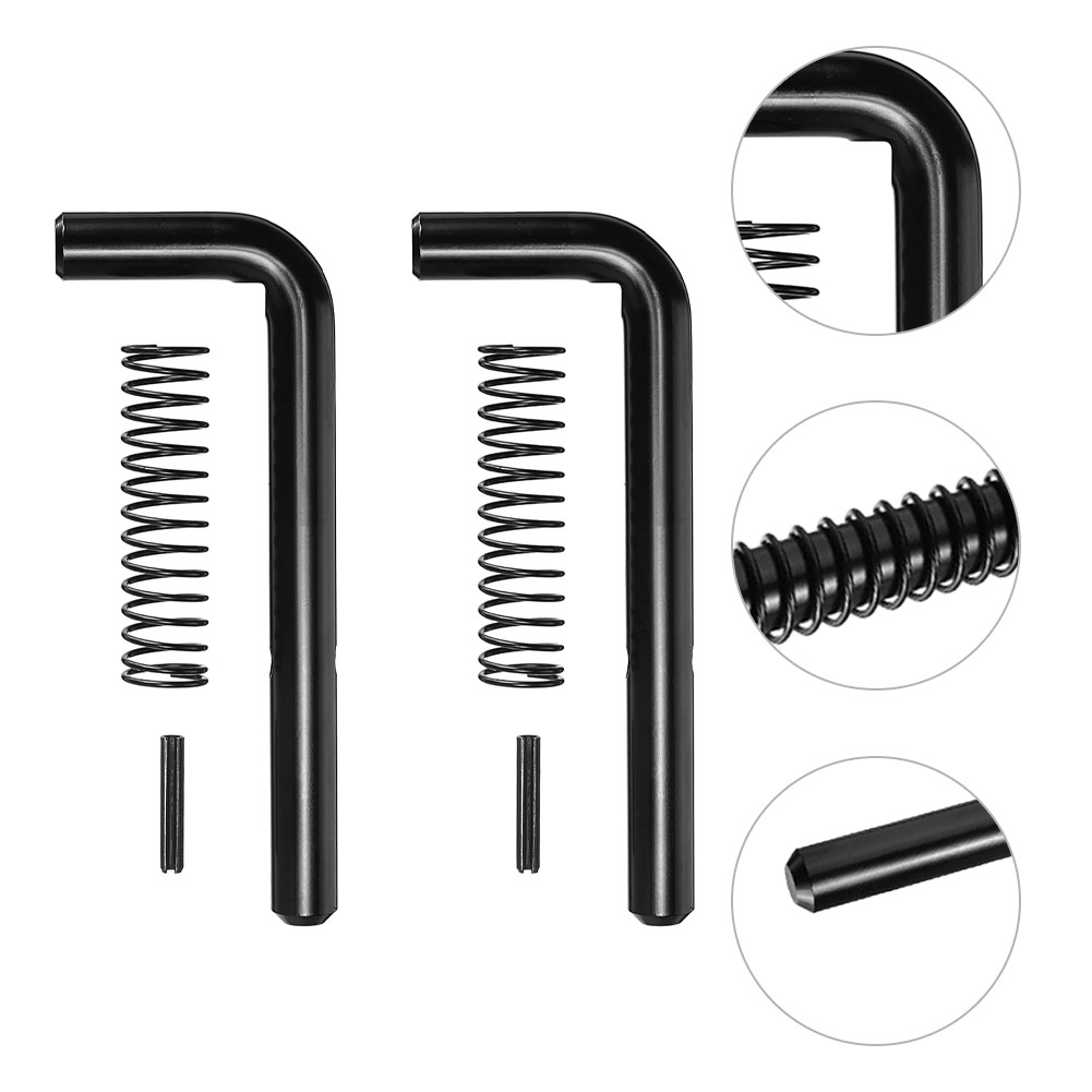 2-Pack Trailer Gate Spring Latch Kit #819T – Replacement For Carry-On Utility Trailers, Includes L-Shaped Pins, Springs & Roll Pins (9/16 Inch)