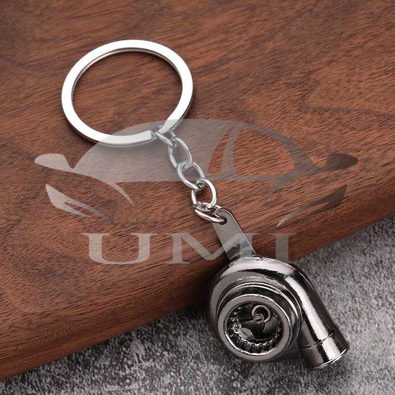 Keychain Creative Unique Gift Car Turbo Charge Modified Keychain ...