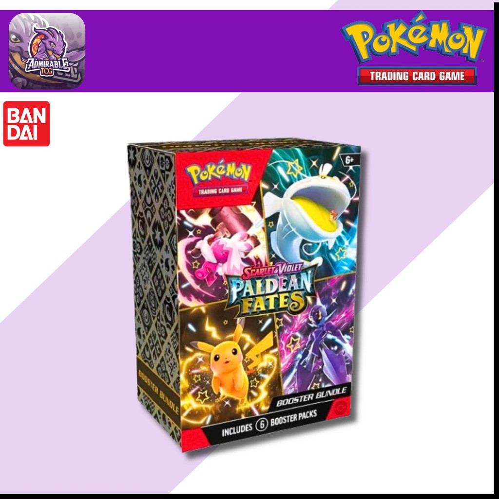 Pokemon TCG Scarlet & Violet SV04.5 - Paldean Fates Booster Bundle | Shopee  Malaysia