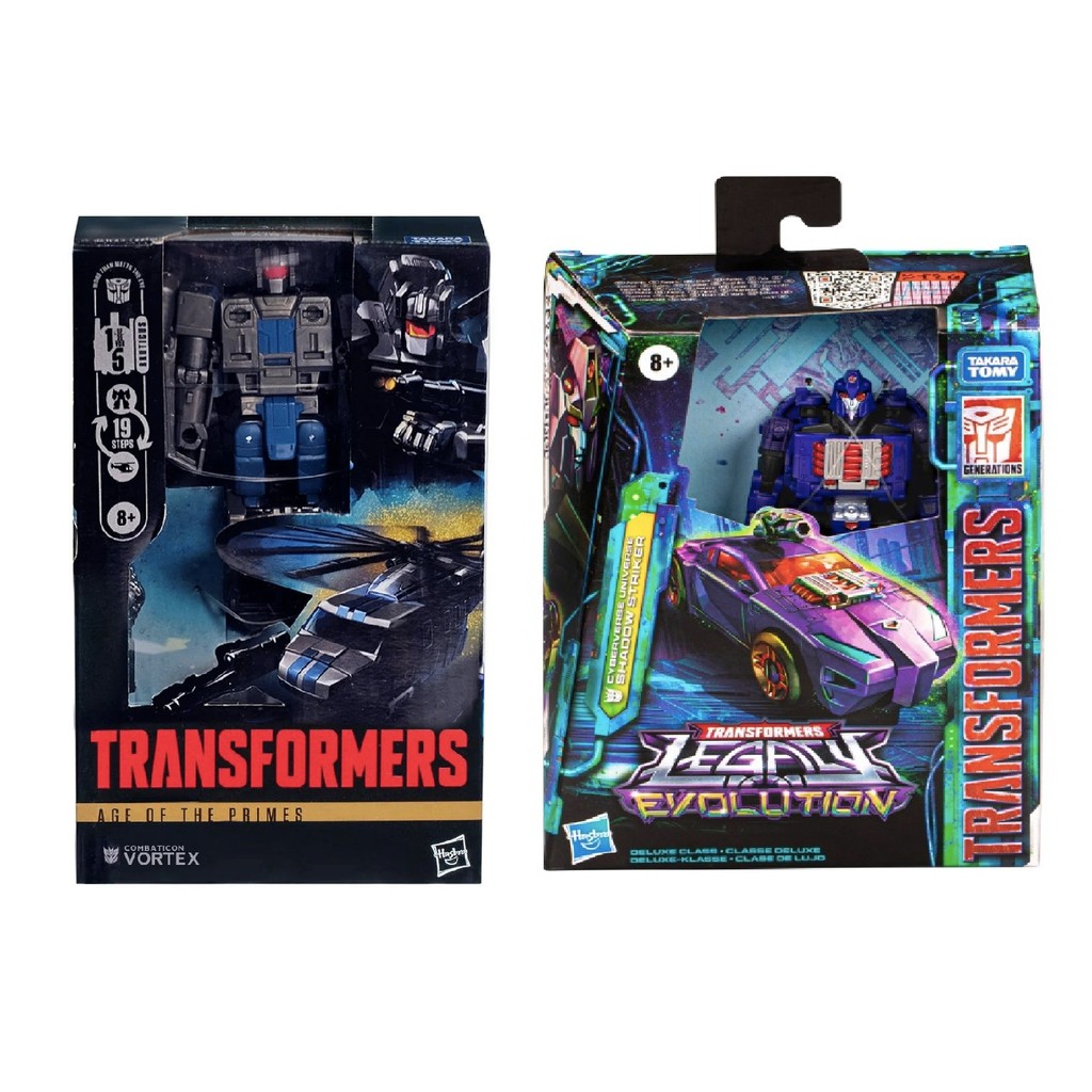 Transformers Deluxe Class Age of the Prime Vortex & Legacy Shadow ...