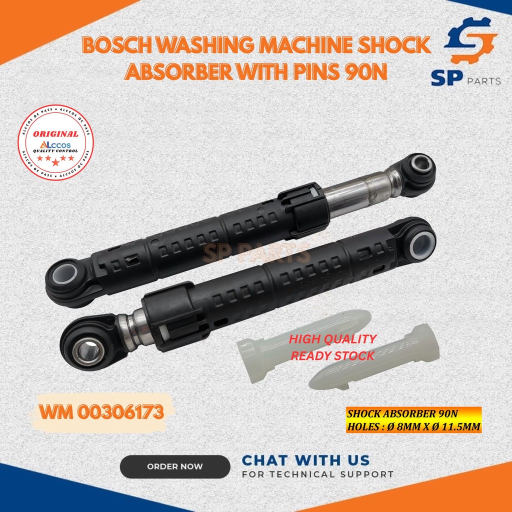 BOSCH Washing Machine Shock Absorber With Pins 90N | WM 00306173 ...