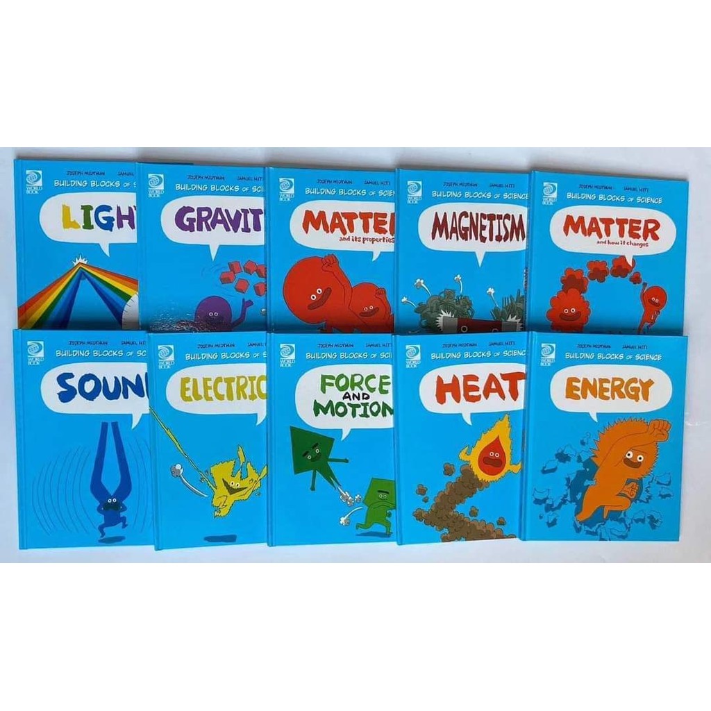 GENUINE WORLD BOOK BUILDING BLOCK OF SCIENCE PHYSICS 10 BOOKS. | Shopee ...