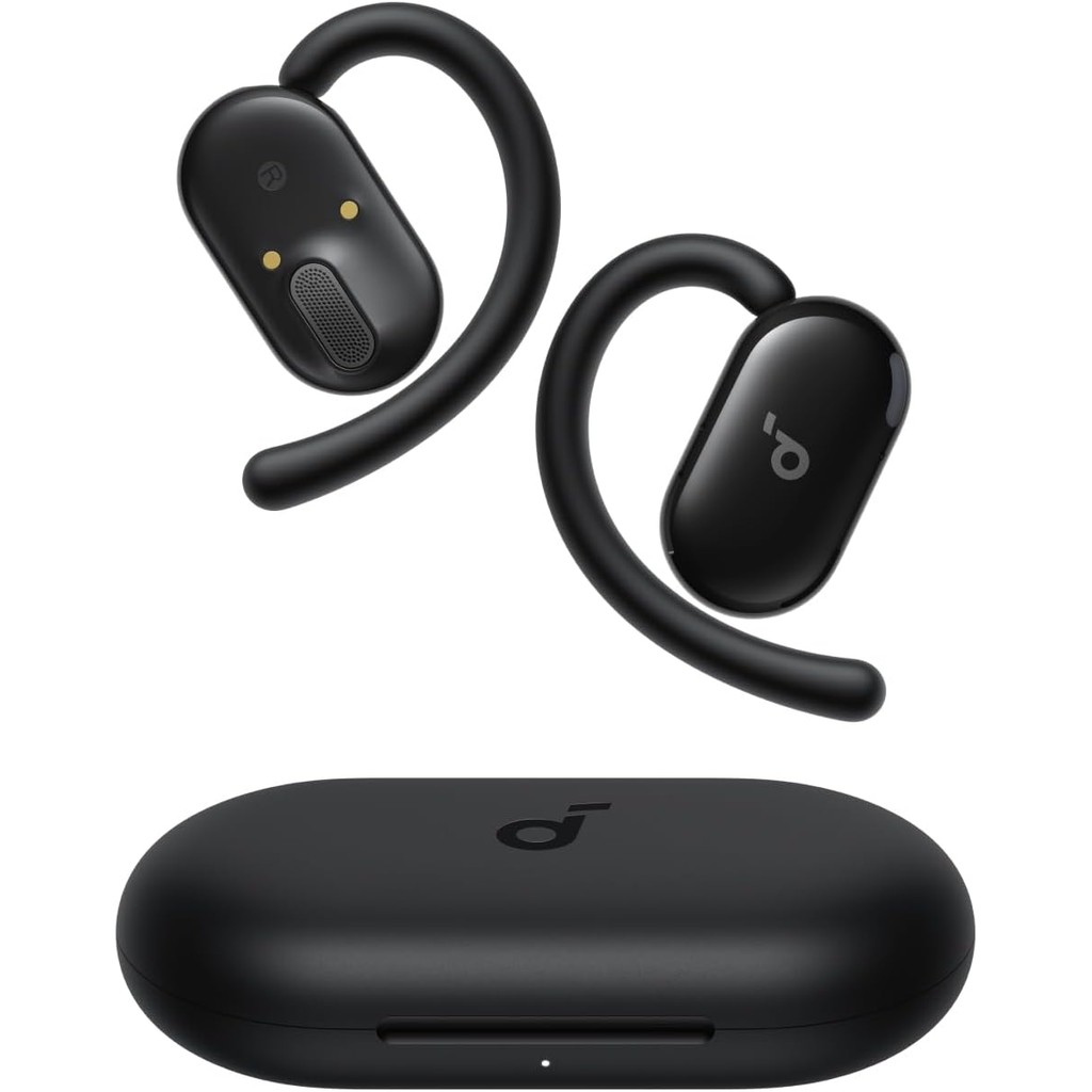 Soundcore V20i By Anker Open-Ear Headphones, Adjustable Ear Hooks, Ultra-Comfort, Snug Fit Powerful Sound Clear Calls Ip55 36h Playtime Bluetooth 5 4 Wireless Earbuds Multipoint Connection