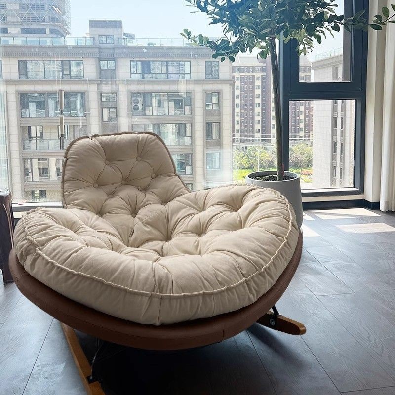 Snail rocking chair balcony leisure chair living room light luxury ...