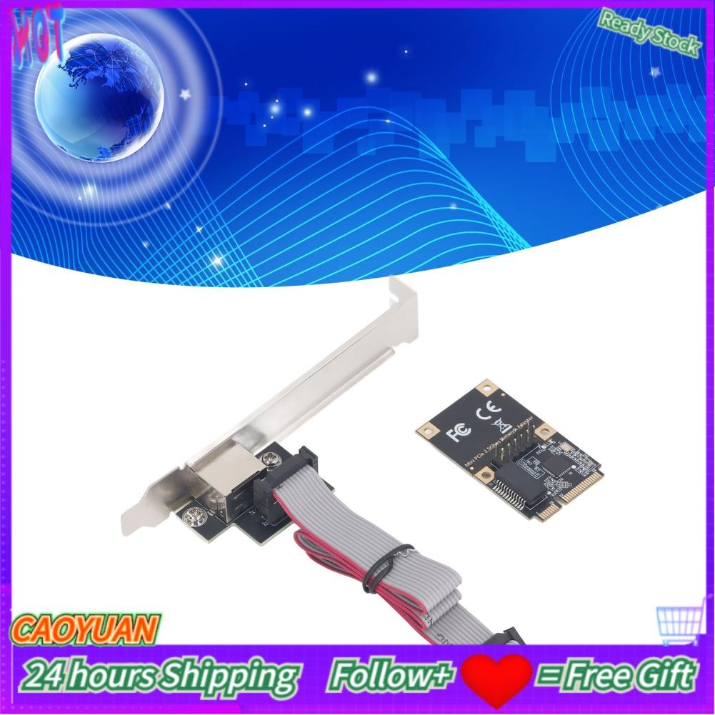 Caoyuanstore Gigabit Ethernet Network Card RJ45 Mini PCIe High Speed ...