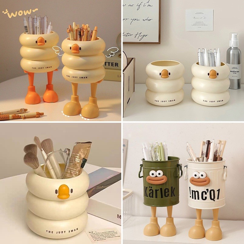 Creative Multifunctional Storage Container Student Pen Holder Desktop ...