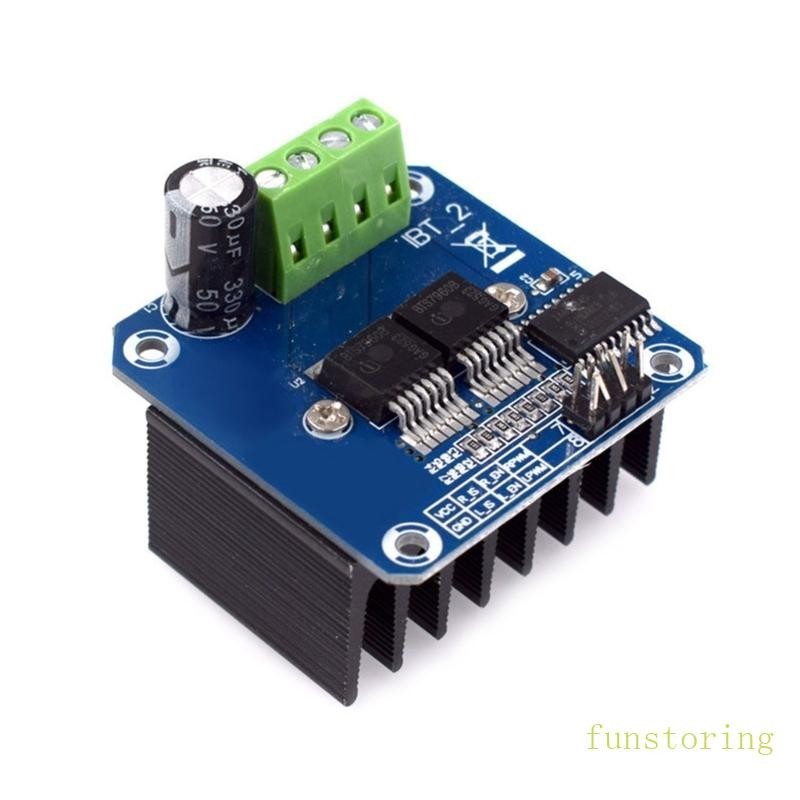 FUN BTS7960 43A Current Limit Control Motor Driver Module for Computer ...