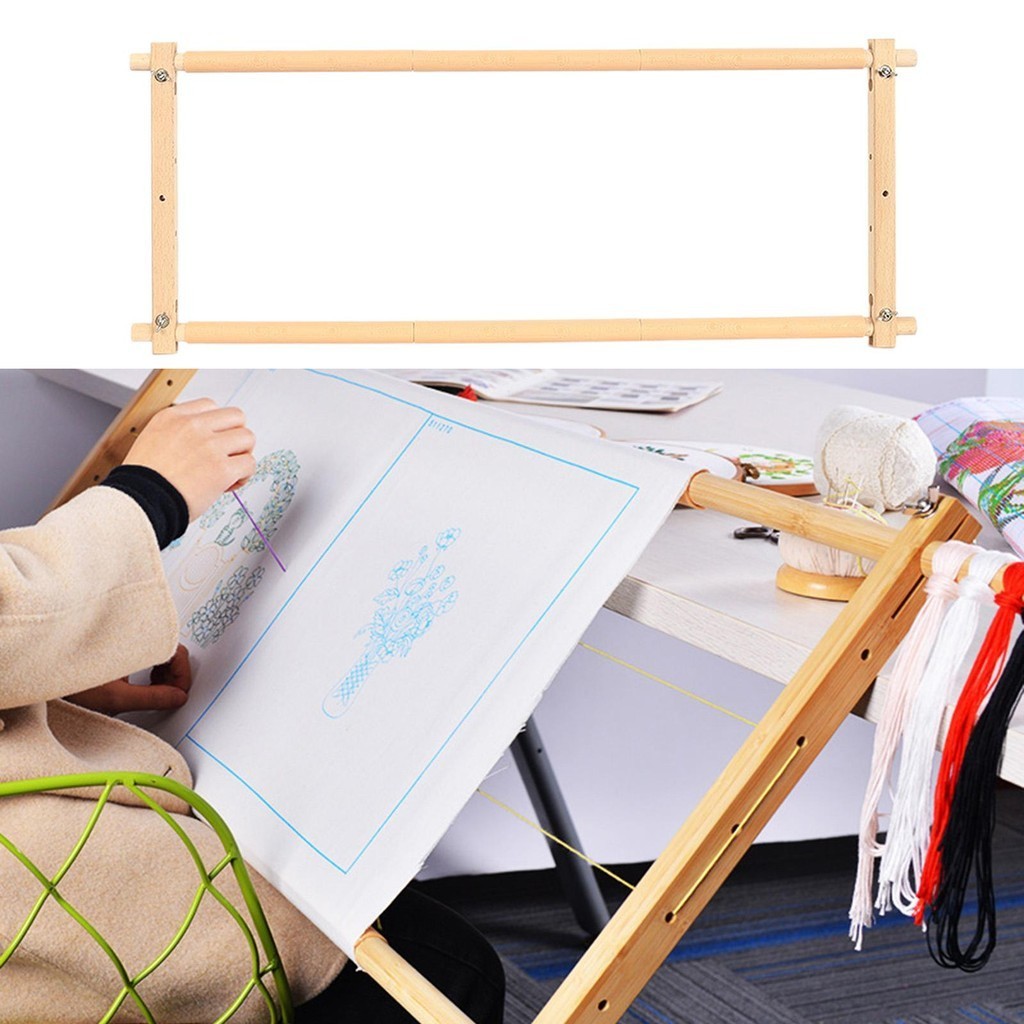 [uguuiya] Cross Stitch Quilting Frame Easy to Use Needlework Stand DIY