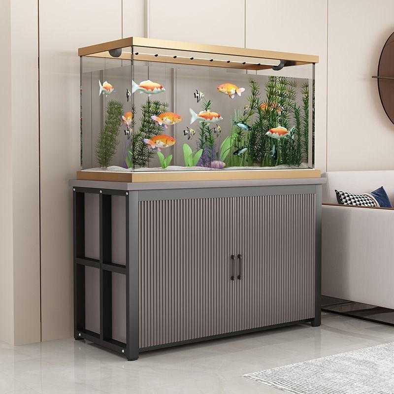 Fish tank rack floor living room home iron durable fish tank living ...