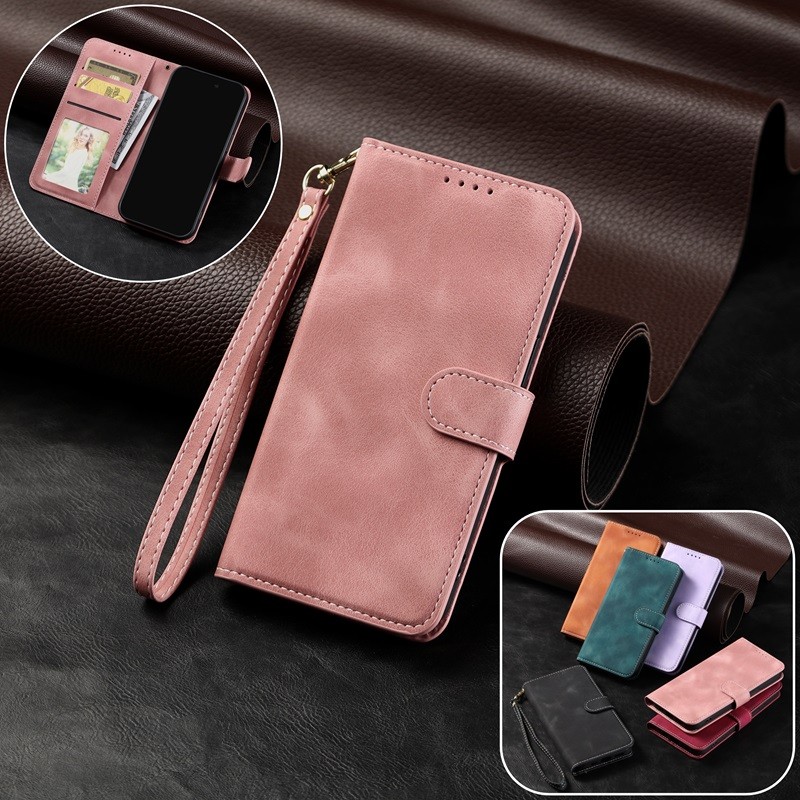 Wallet Leather Case For iPhone 15 14 13 12 11 Pro Max Luxury Magnetic Flip  Casing for iPhone 15Plus 14Plus Case Card Slots Stand Holder Cover With