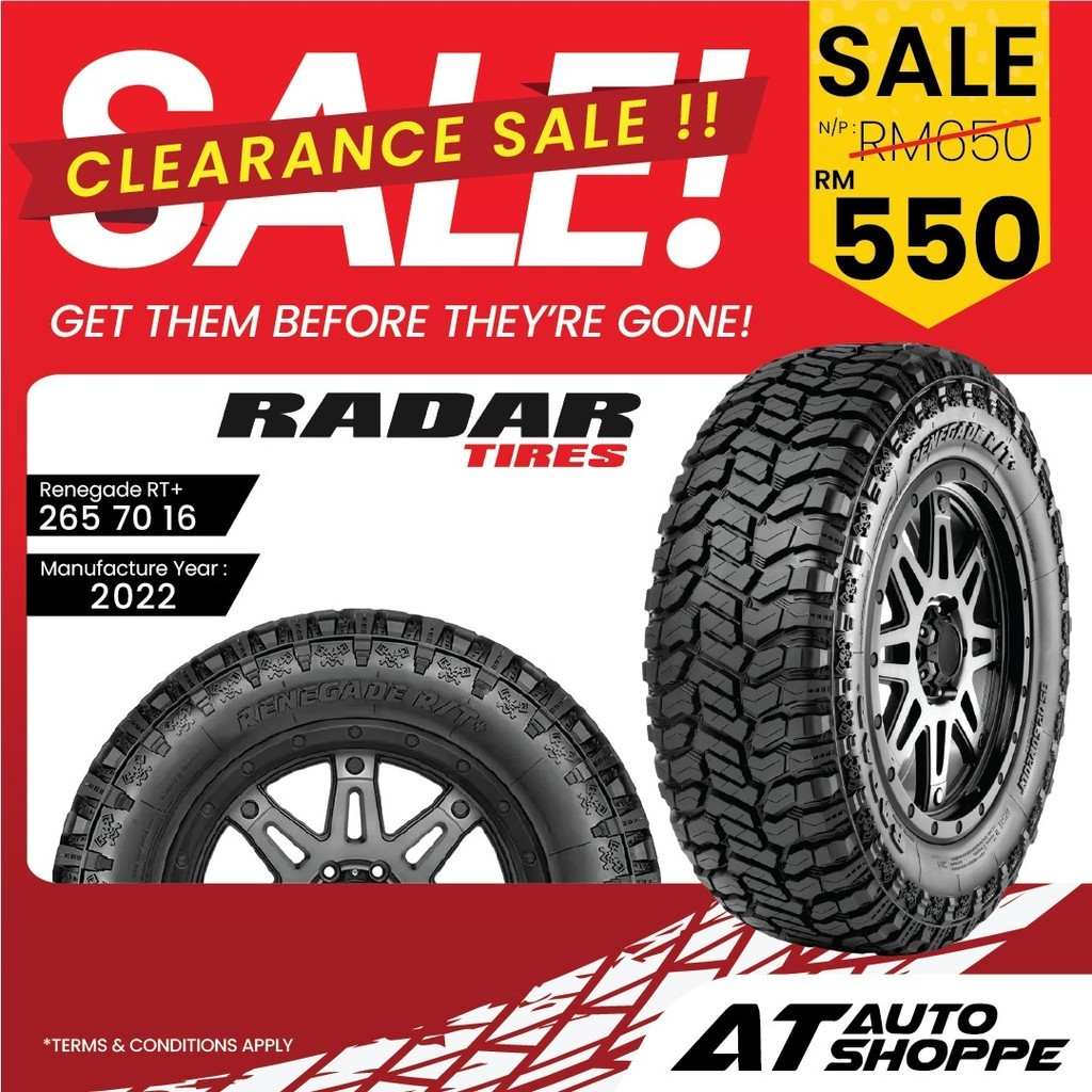 (Clearance Year 2022) Radar Renegade RT+ 16