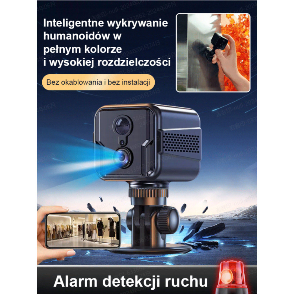 Smart Home Surveillance Camera Small Square HD Remote Wireless Camera ...