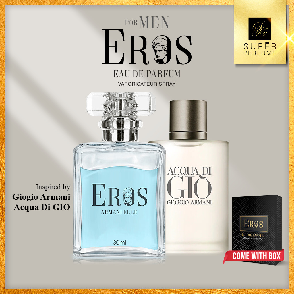 Acqua di Gio Giorgio Armani Eros Perfume For Him Moon Walker 30ML Long Lasting EDP Men Perfume Minyak Wangi Lelaki Shopee Malaysia