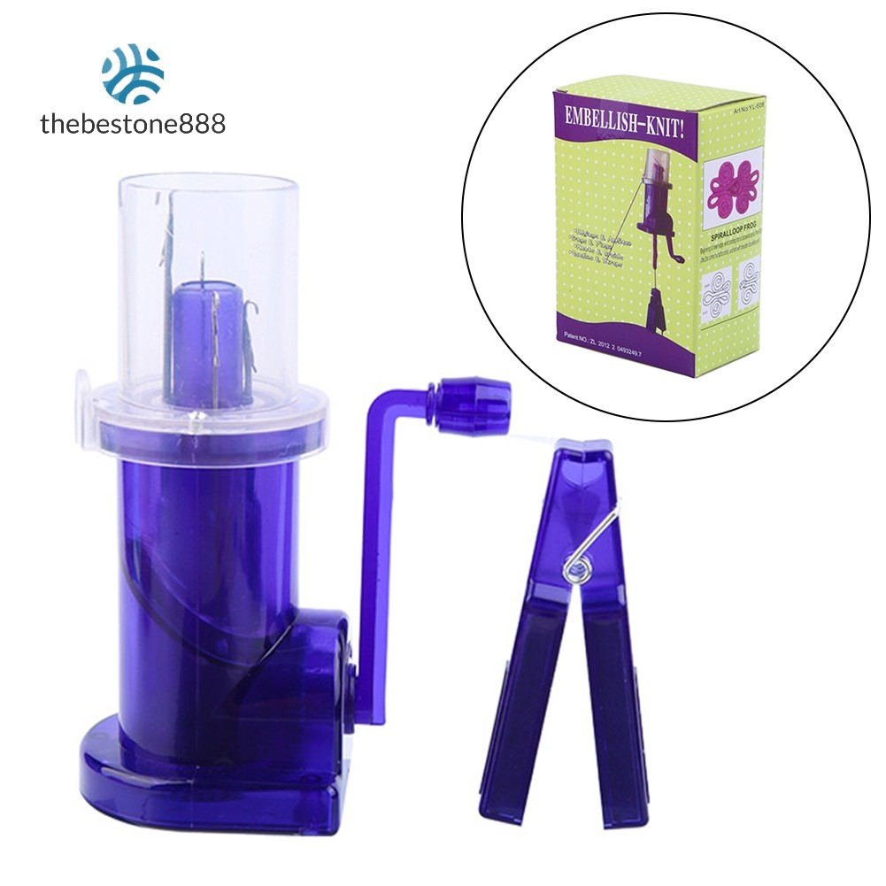(THEBEST) Portable Hand Knitting Machine Knit with Hand Crank ...