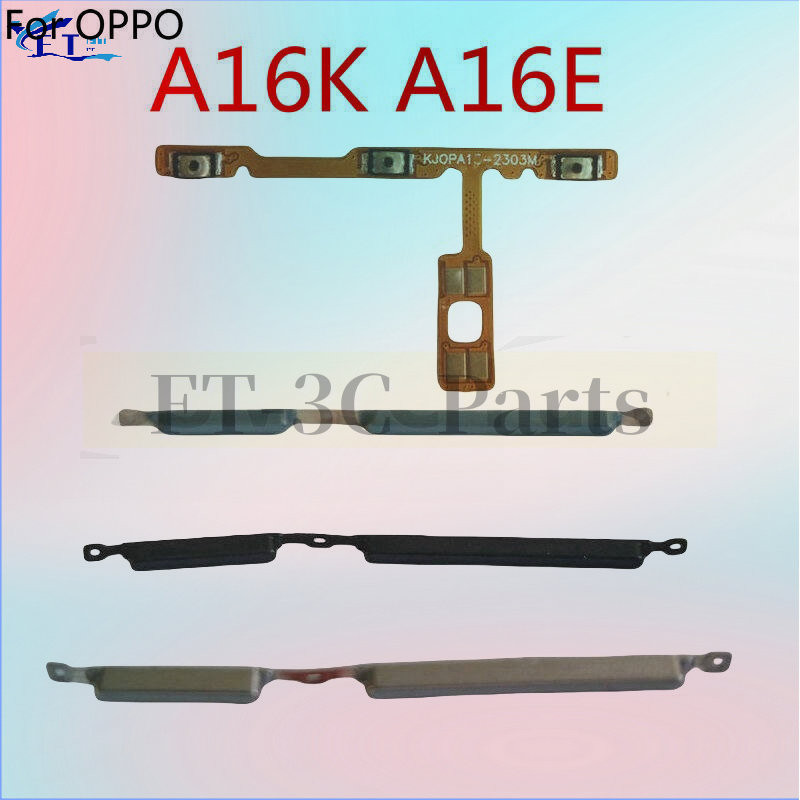 Side button For OPPO A16K A16E Power On off Volume Button flex Cable ...
