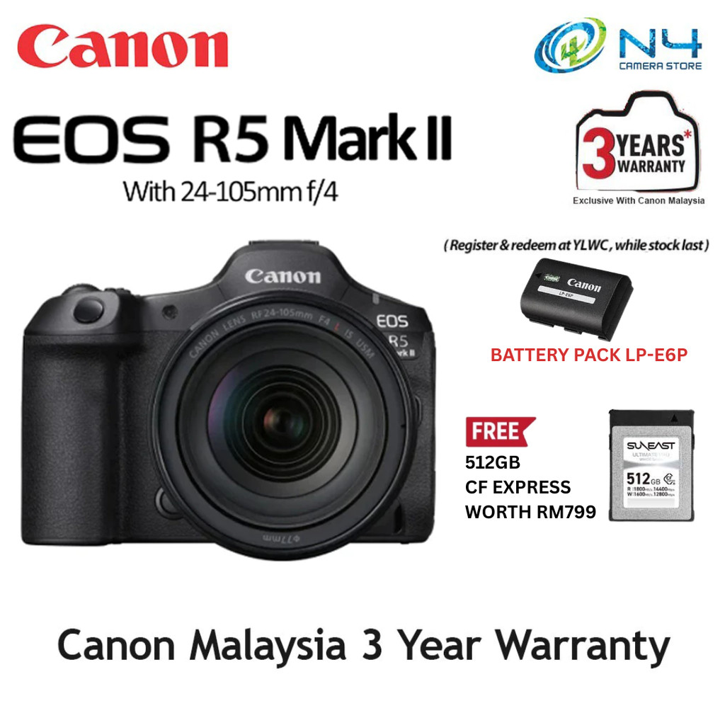 Canon EOS R5 Mark II Full-frame Mirrorless Digital Camera Canon ...