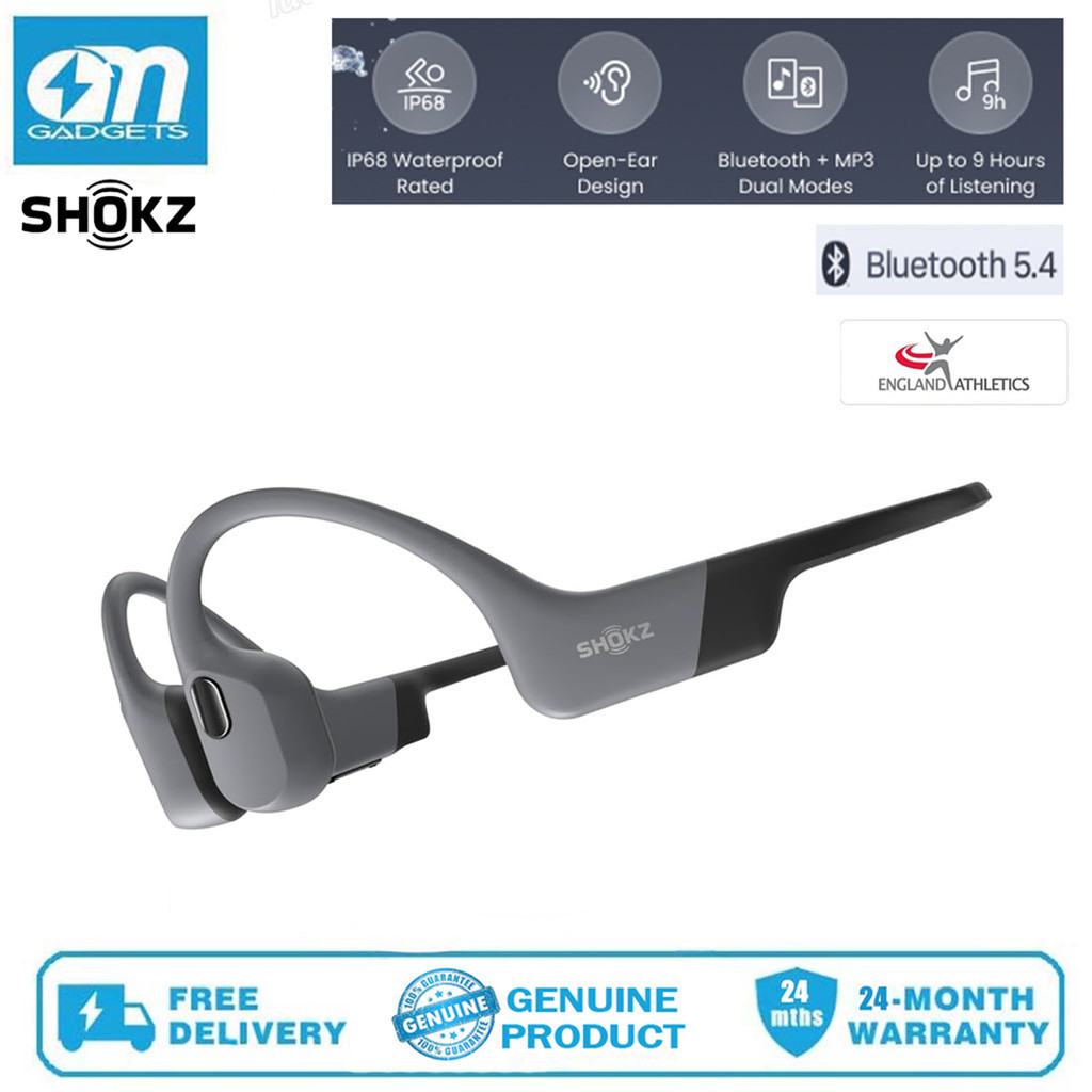 SHOKZ OpenSwim Pro OpenEar Bluetooth Headphones 32GB MP3 Player